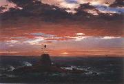 Frederic E.Church Beacon,off Mount  Desert Island oil painting